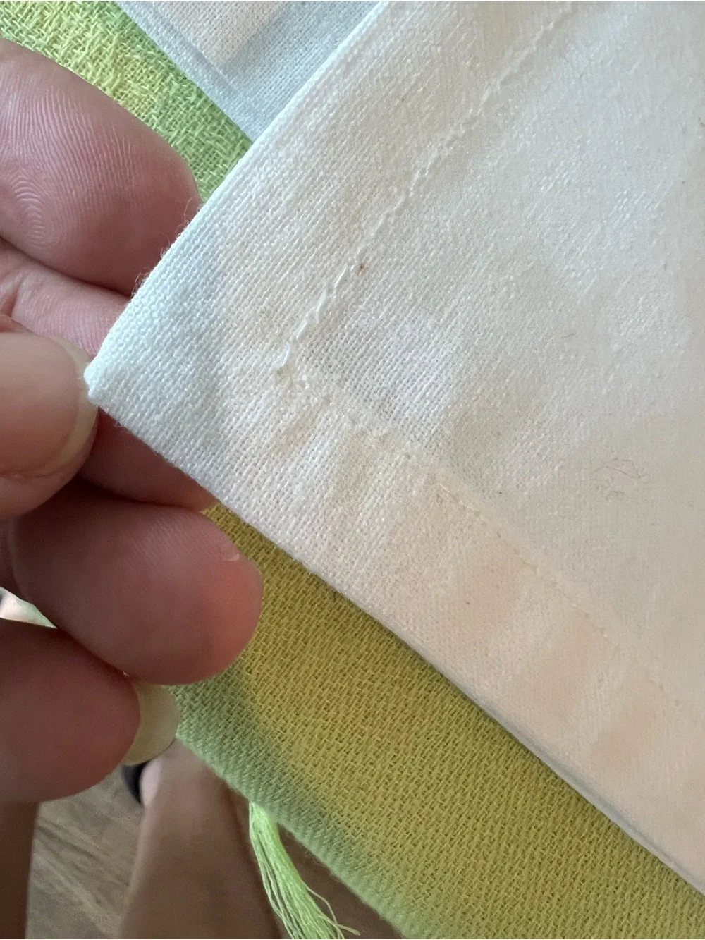 Pier One Imports White Cotton Napkins - 6 Pack